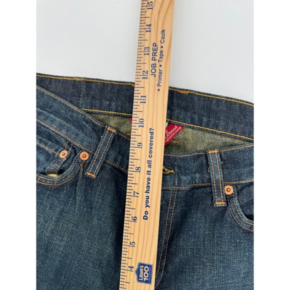 Lucky‎ Brand Jeans Womens 10 American Standard Dungarees Denim Jeans Dark Wash - Picture 6 of 15